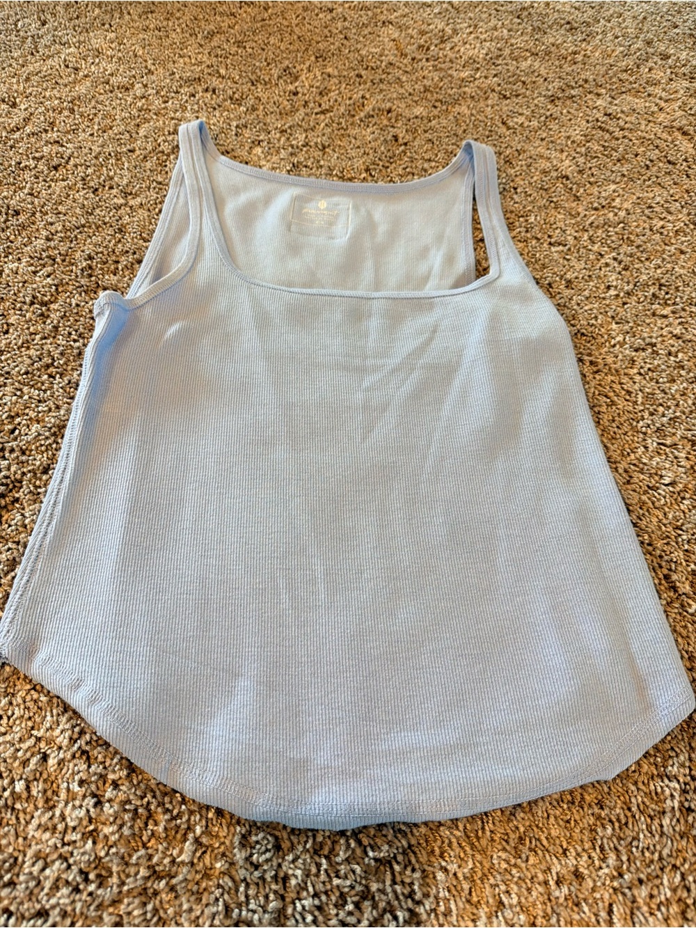 FP Movement Women’s Light Blue Periwinkle Ribbed Tank Top
